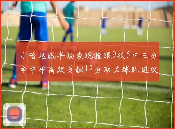 小哈达威半场表现抢眼9投5中三分命中率高效贡献12分助力球队进攻